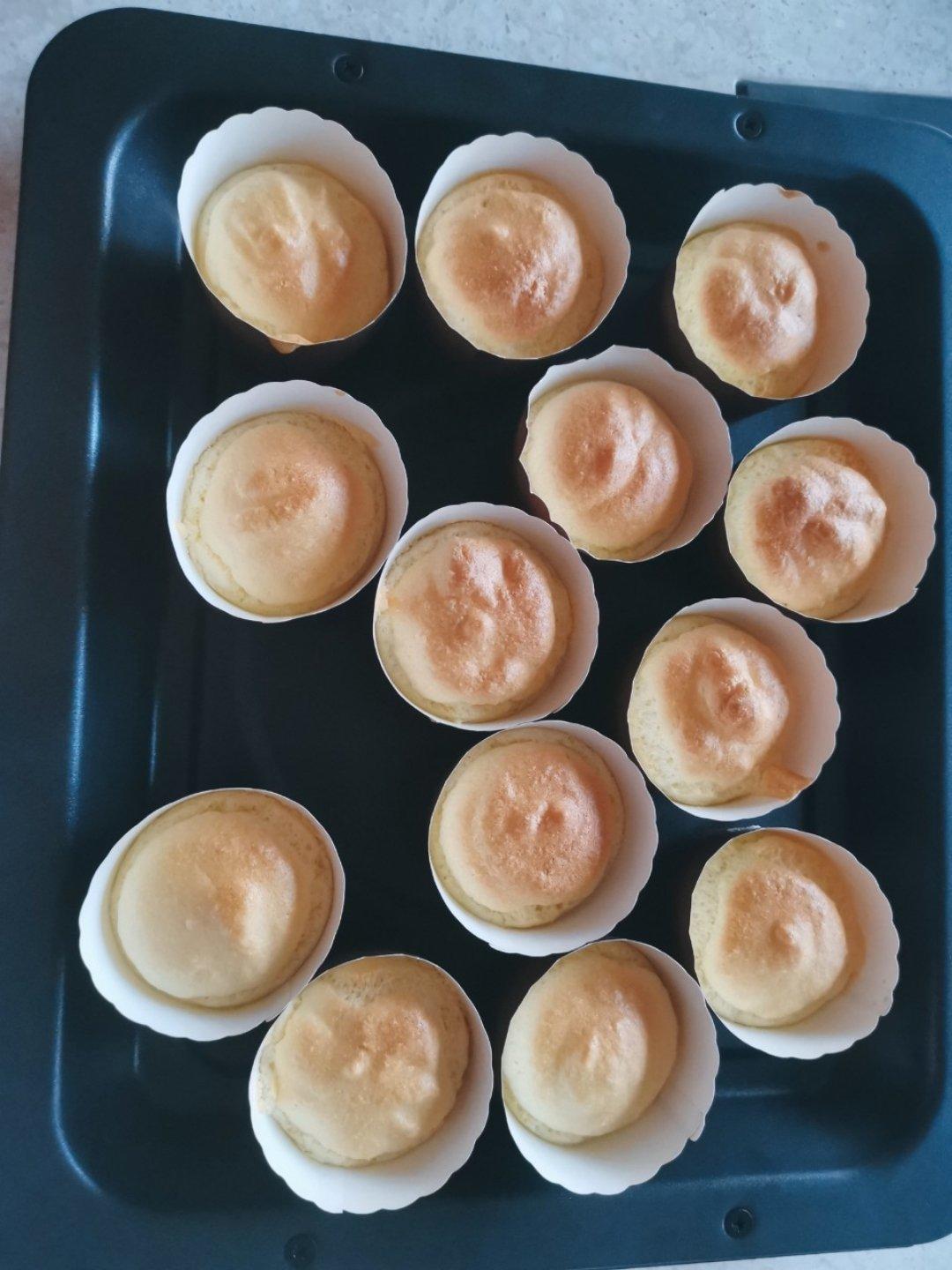 凉了也不回缩的戚风纸杯蛋糕🍰超级绵软 适合宝宝吃哦