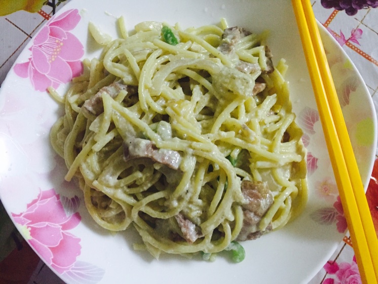 超简单的奶汁培根意面Carbonara