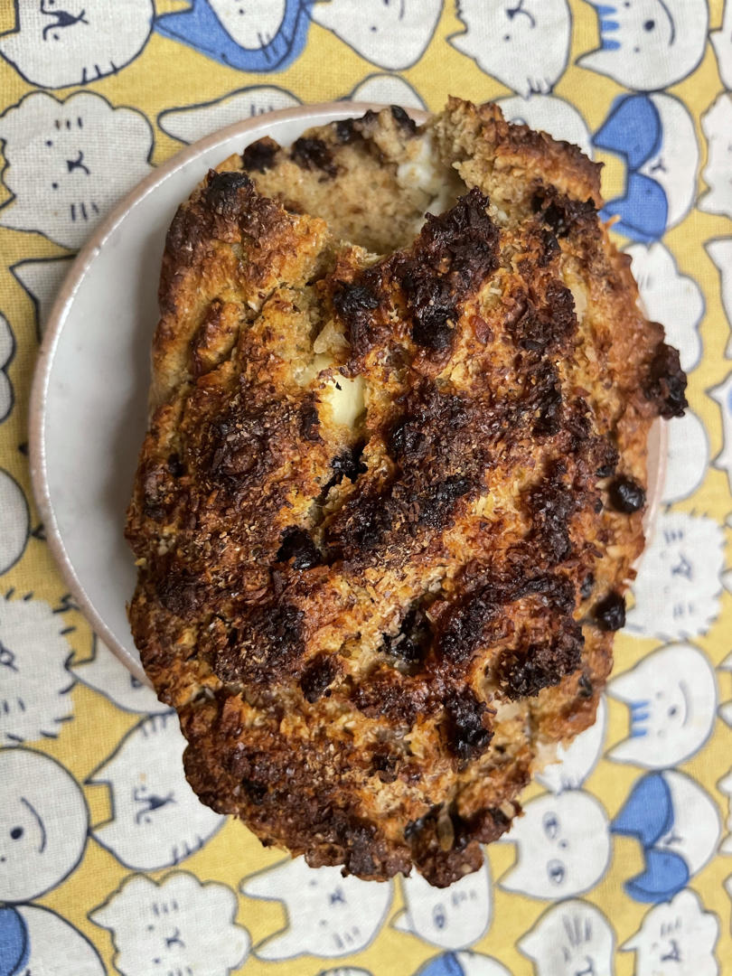 酒酿巧克力咬米快手面包【健康主食】