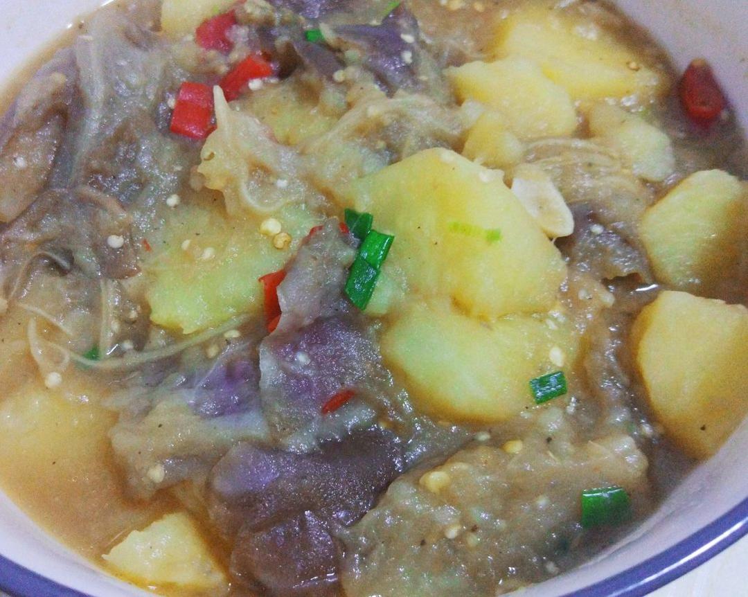 土豆炖茄子