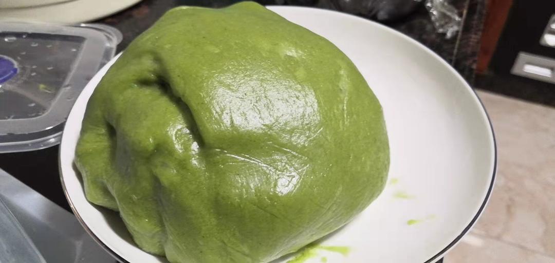 软糯Q弹的艾草青团（附艾草汁制作保存方法）