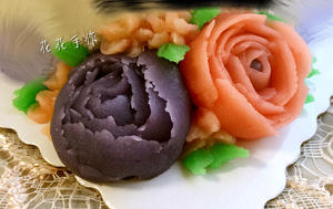 豆沙韩式裱花蛋糕的做法 步骤14
