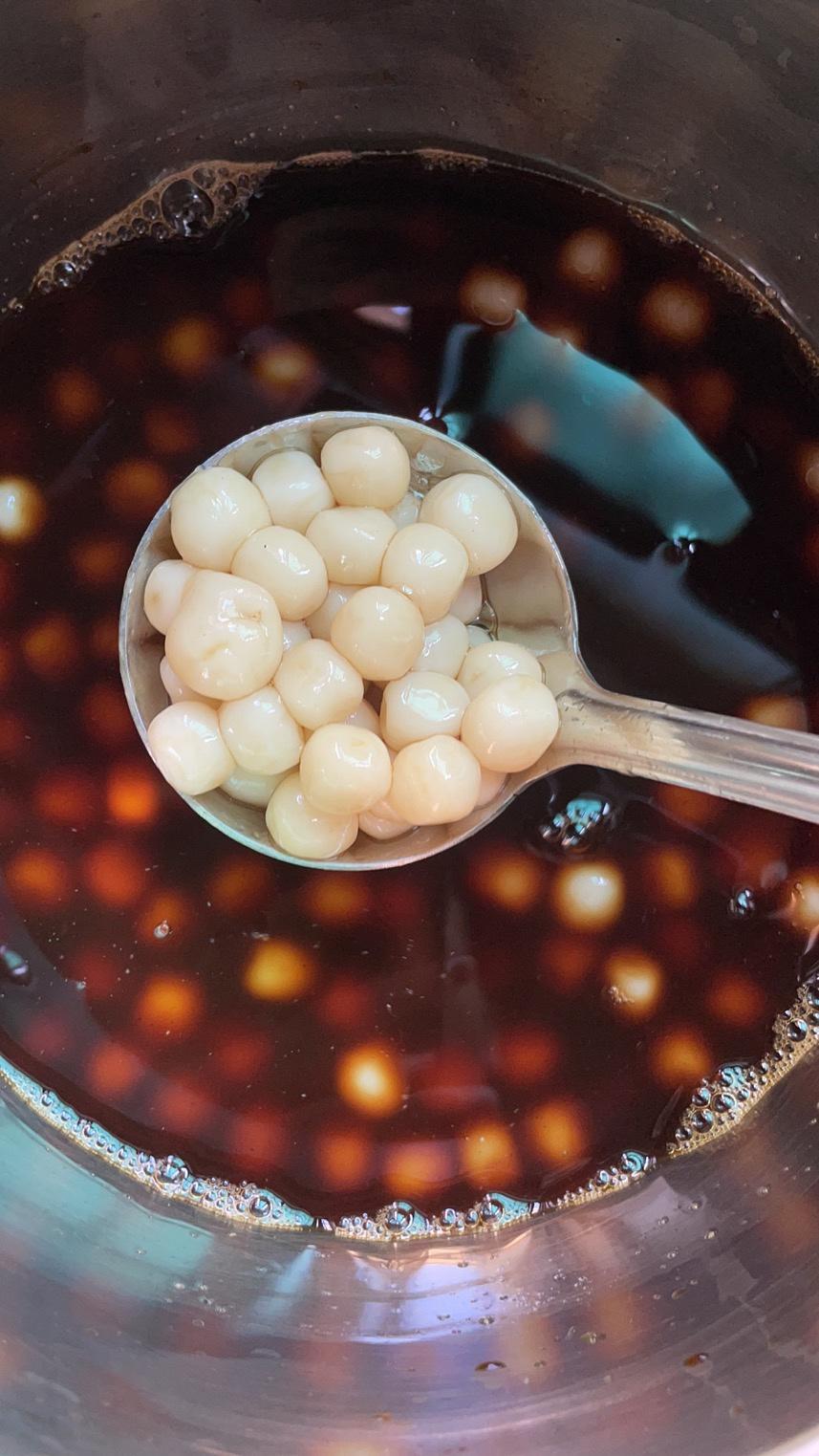 芋圆奶茶的做法