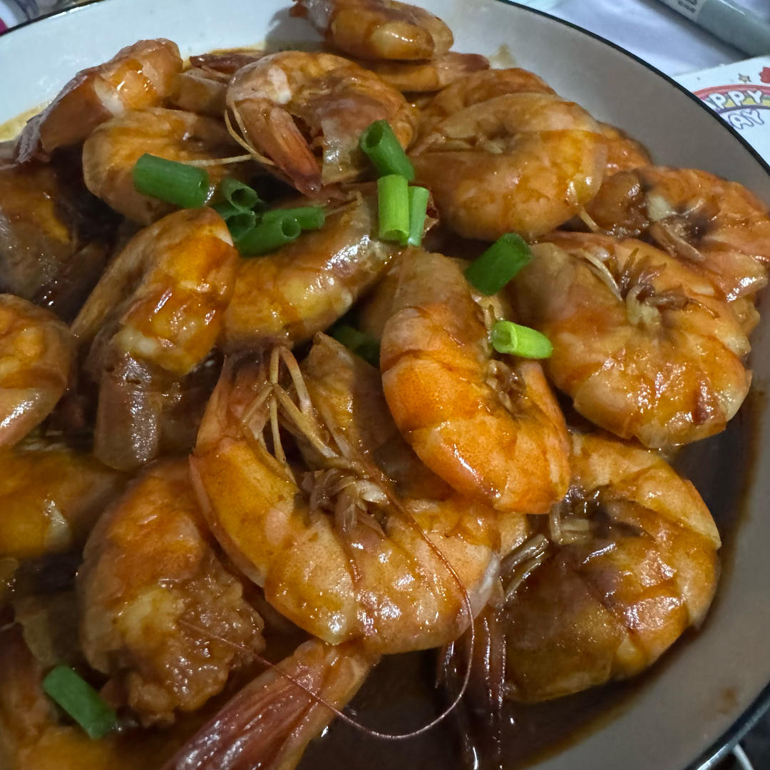 家庭版油焖大虾