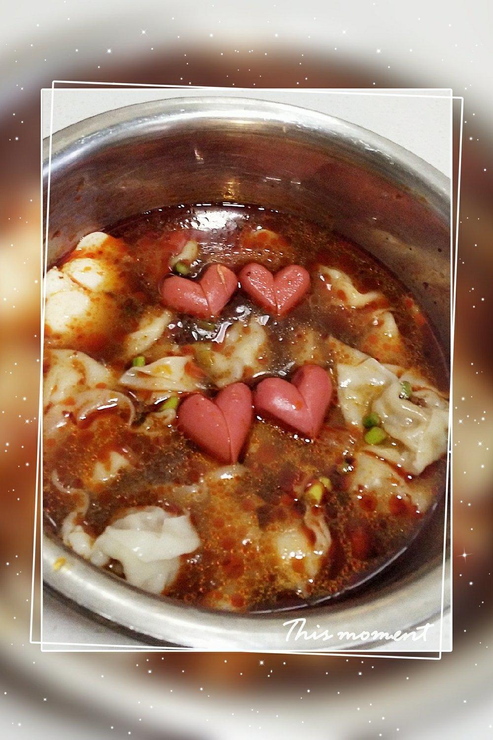 快手版酸汤馄饨