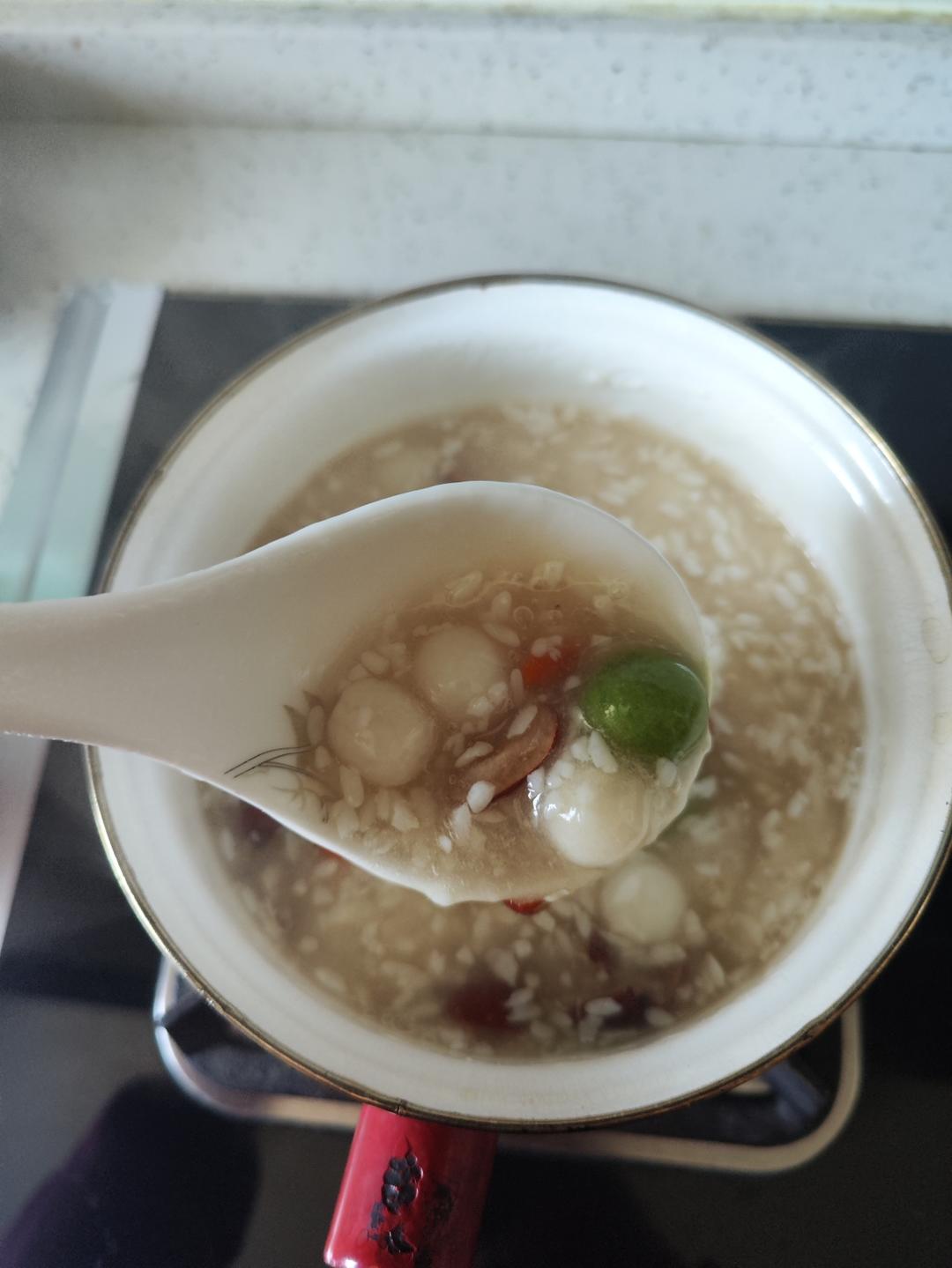武汉人爱喝的桂花糊米酒（快手早餐）