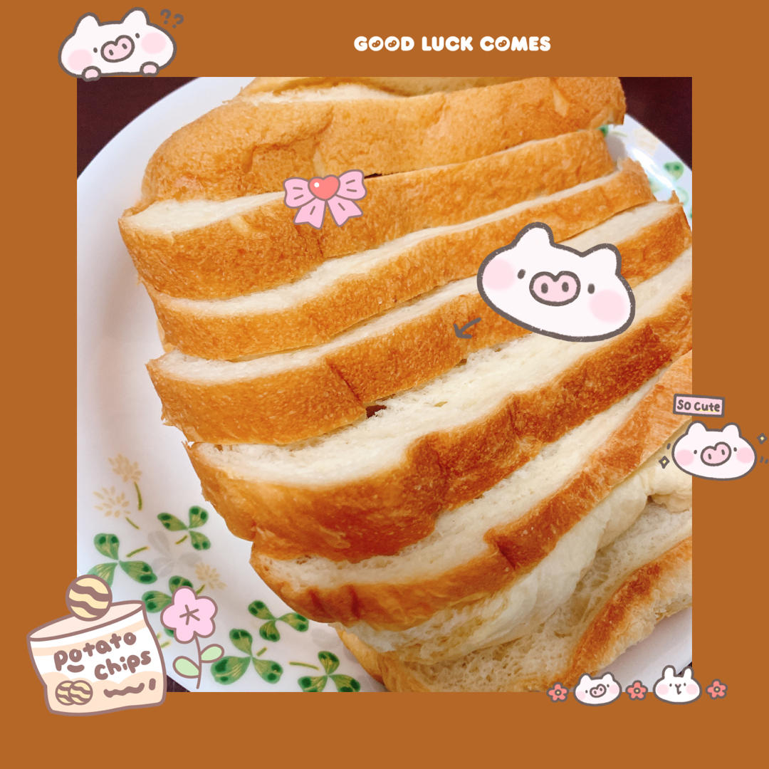 面包机做奶香手撕吐司