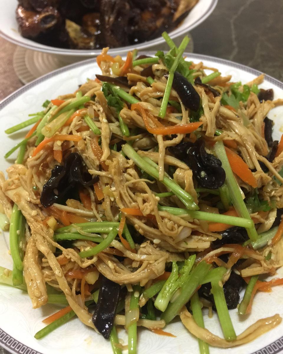 减脂健身｜凉拌手撕鸡丝（香辣&麻油版）