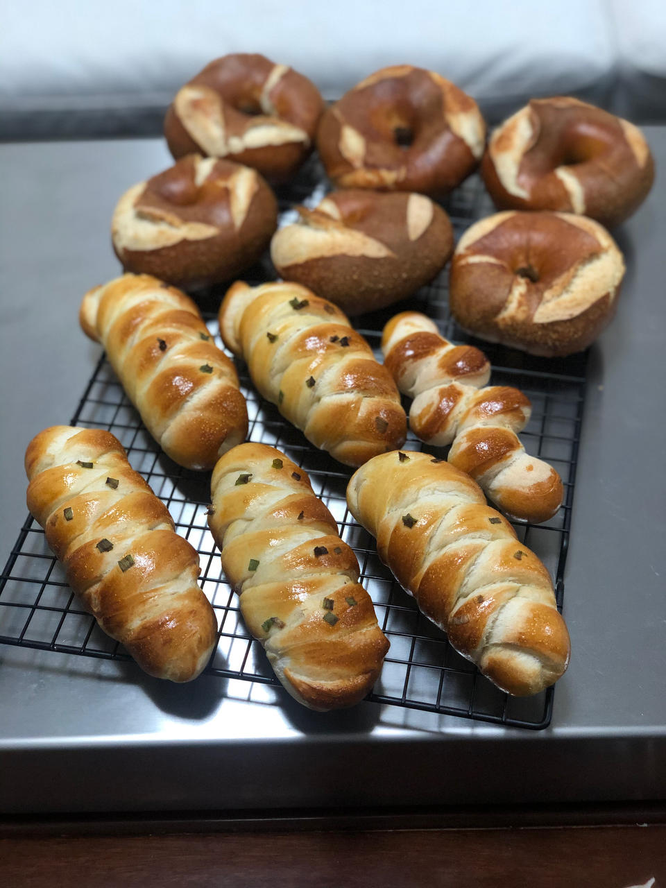 贝果🥯面包【原味贝果🥯、黑芝麻贝果🥯】