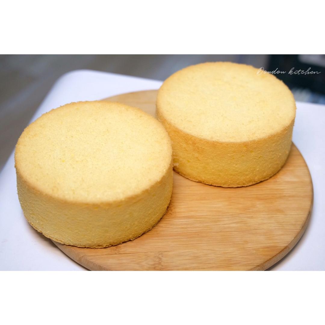 戚风烫面椰子味蛋糕