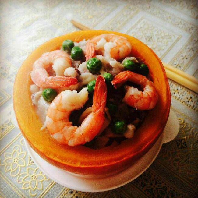 芋头芡实南瓜盅