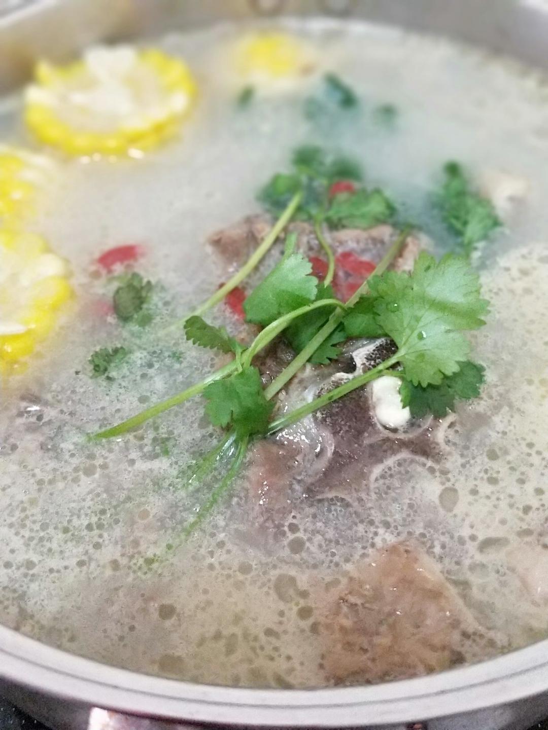 白汤羊蝎子火锅