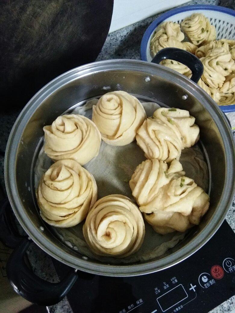 玫瑰花馒头