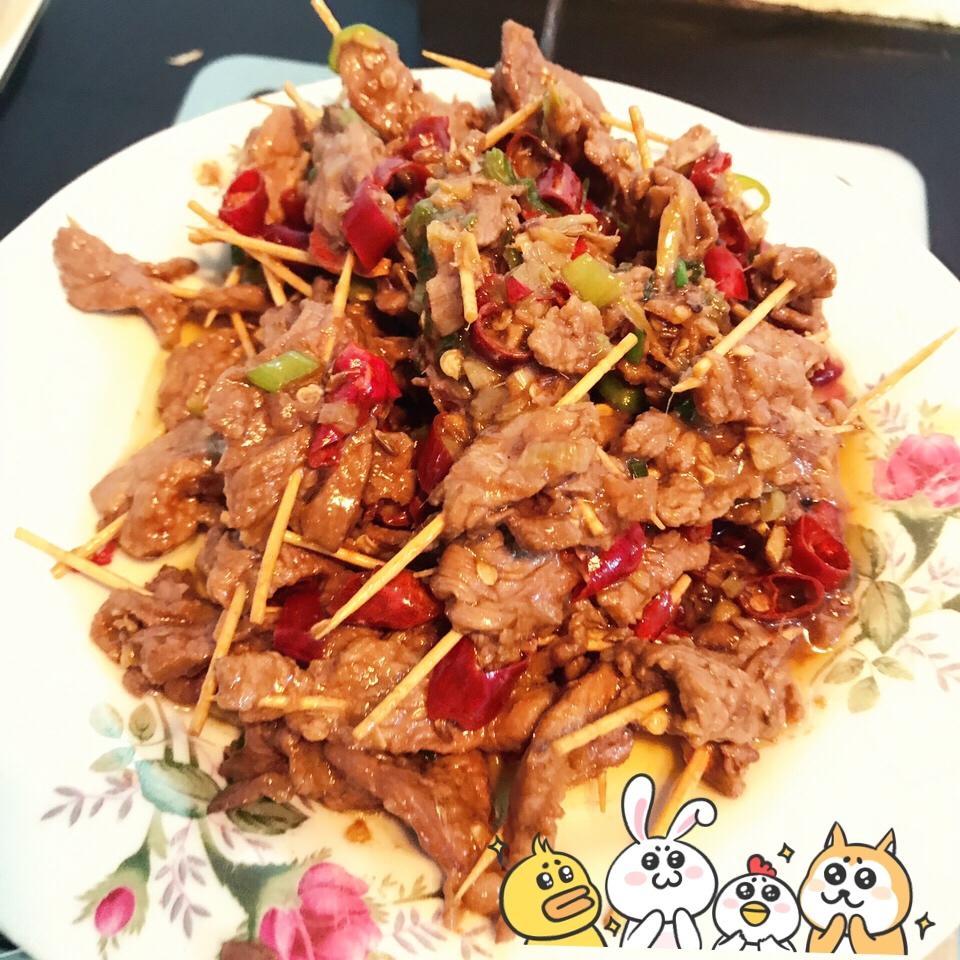 牙签牛肉 道地湖南味