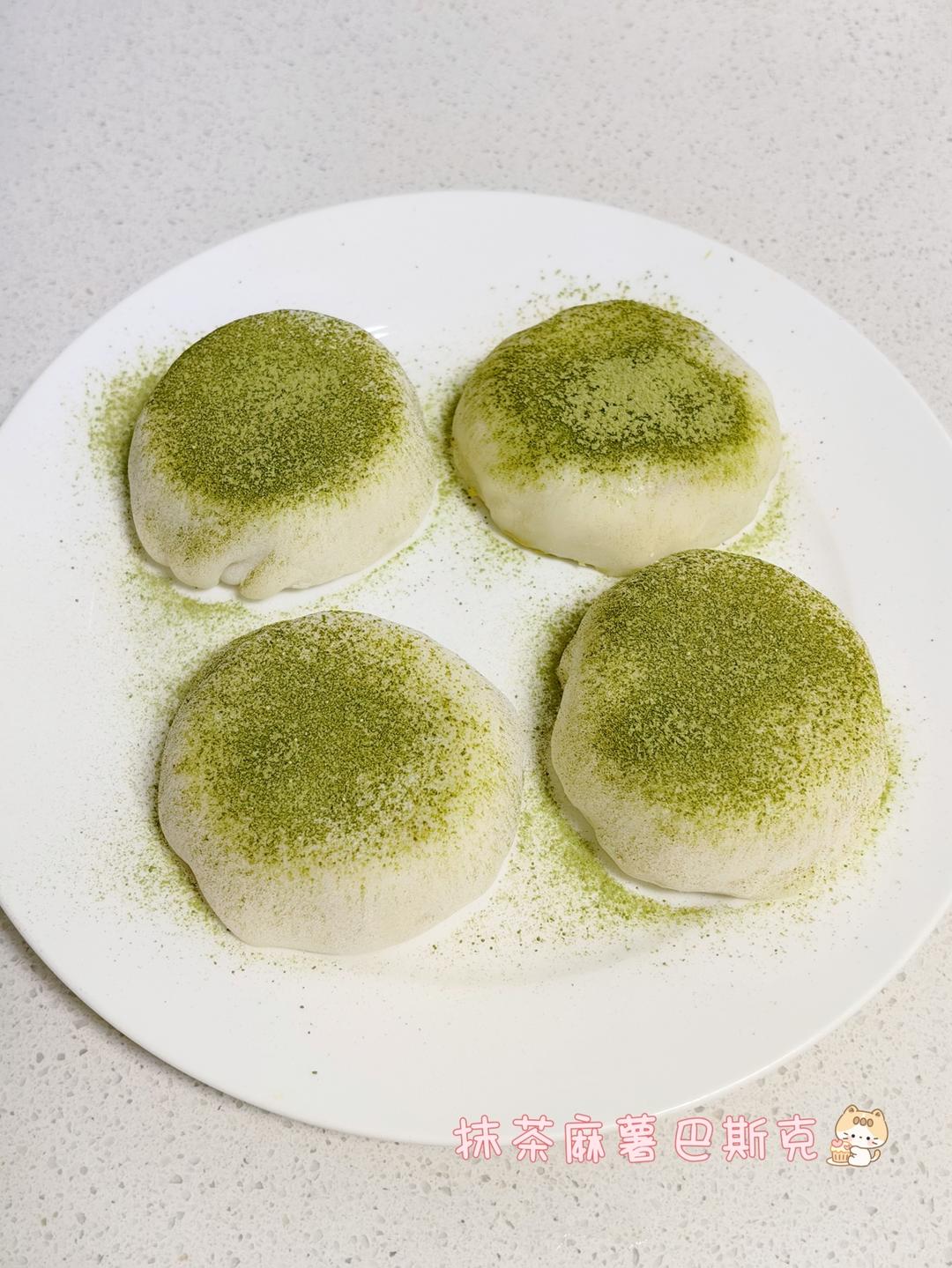 清新的【抹茶麻薯巴斯克】