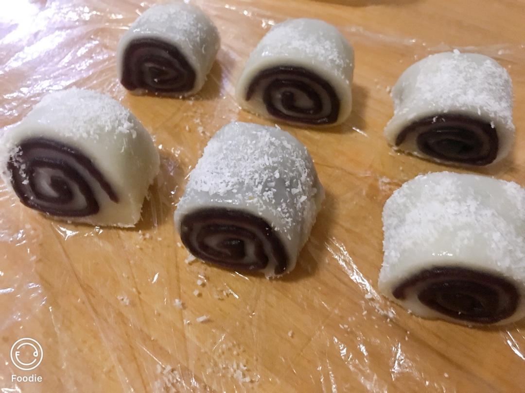 零失败！巨好吃的椰蓉豆沙糯米卷！