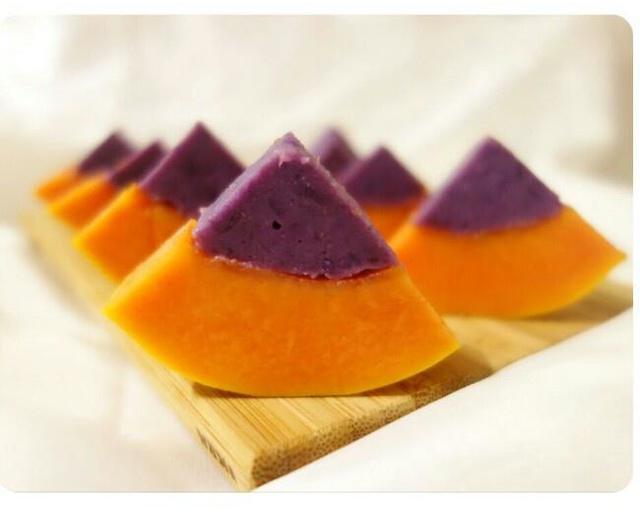 木瓜紫薯冻的做法