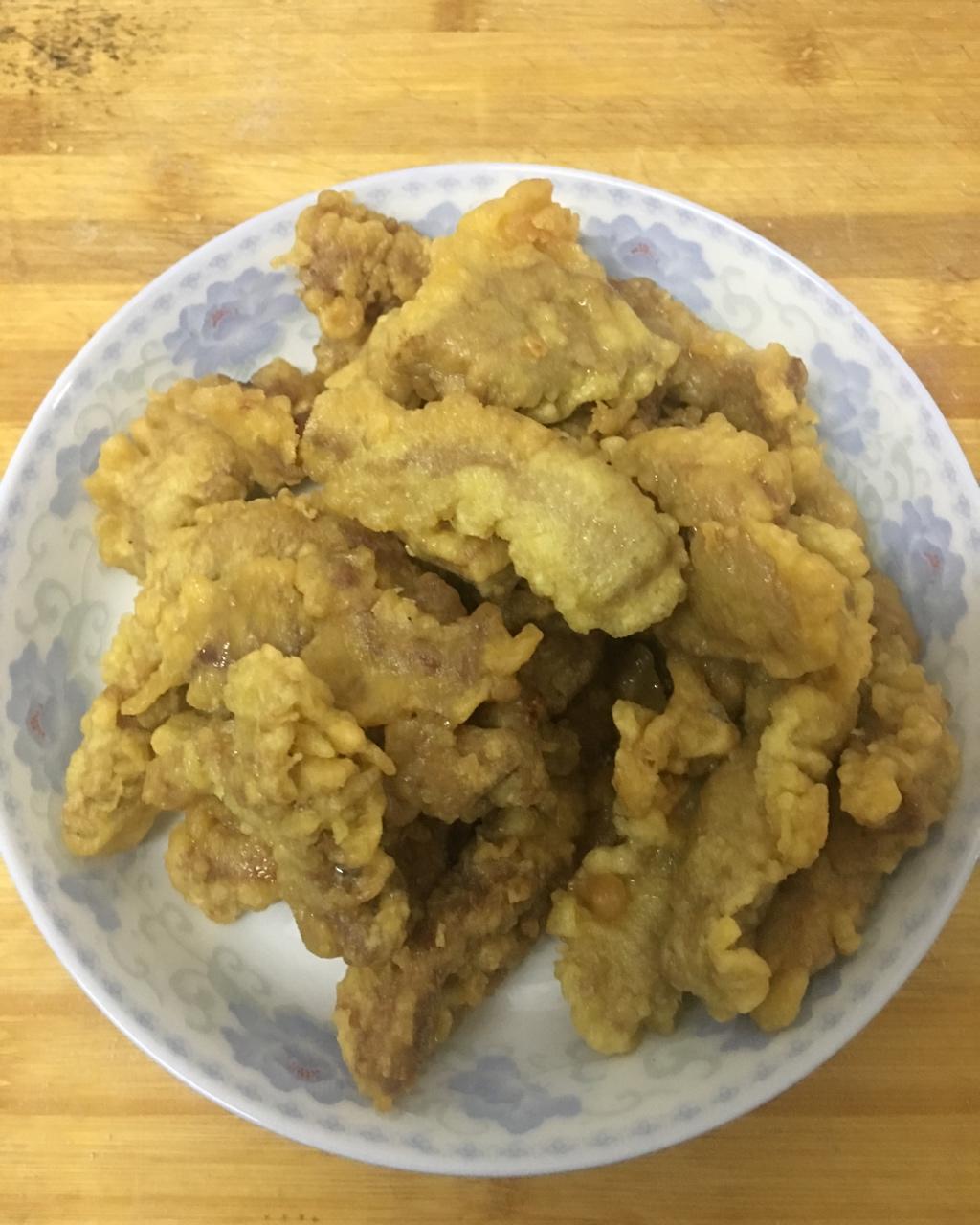 干炸里脊（三种糊比较）