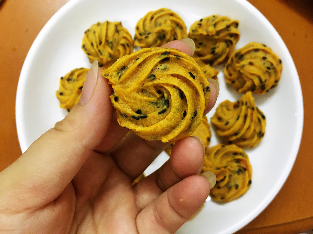 低糖低卡                                   红薯软心曲奇