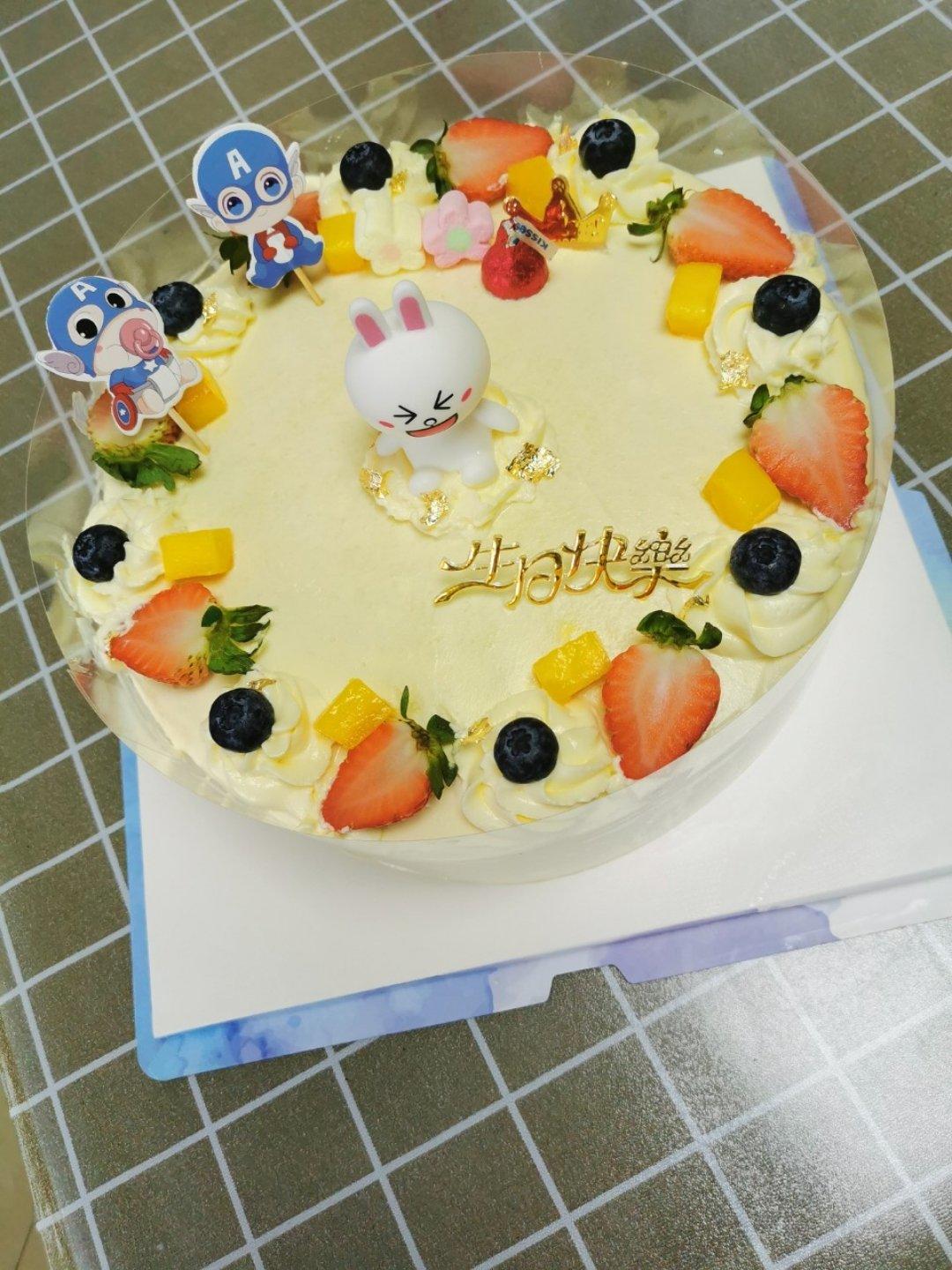 《Tinrry+》草莓奶油蛋糕（8寸配方）