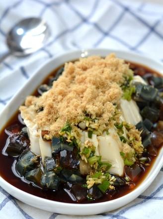 肉松皮蛋豆腐的做法