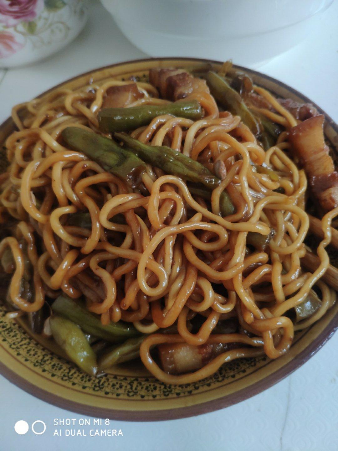 豆角焖面