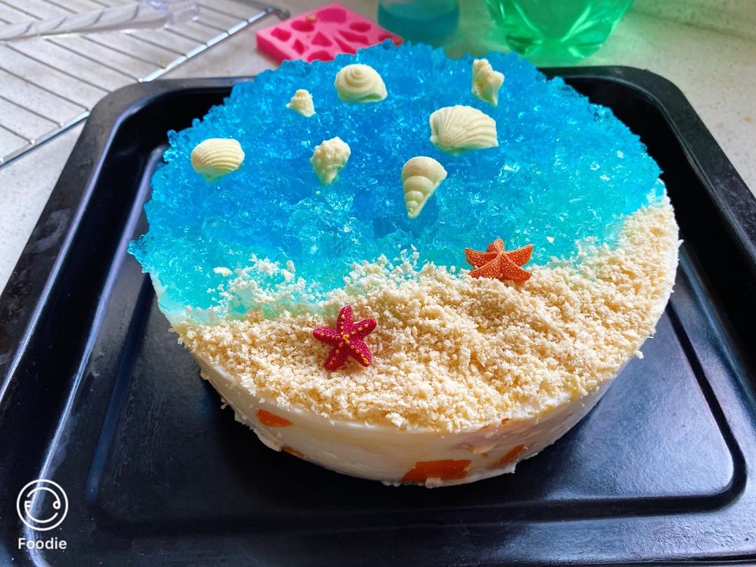 海洋酸奶慕斯蛋糕——乐众缤纷夏日烘焙大赛获奖作品