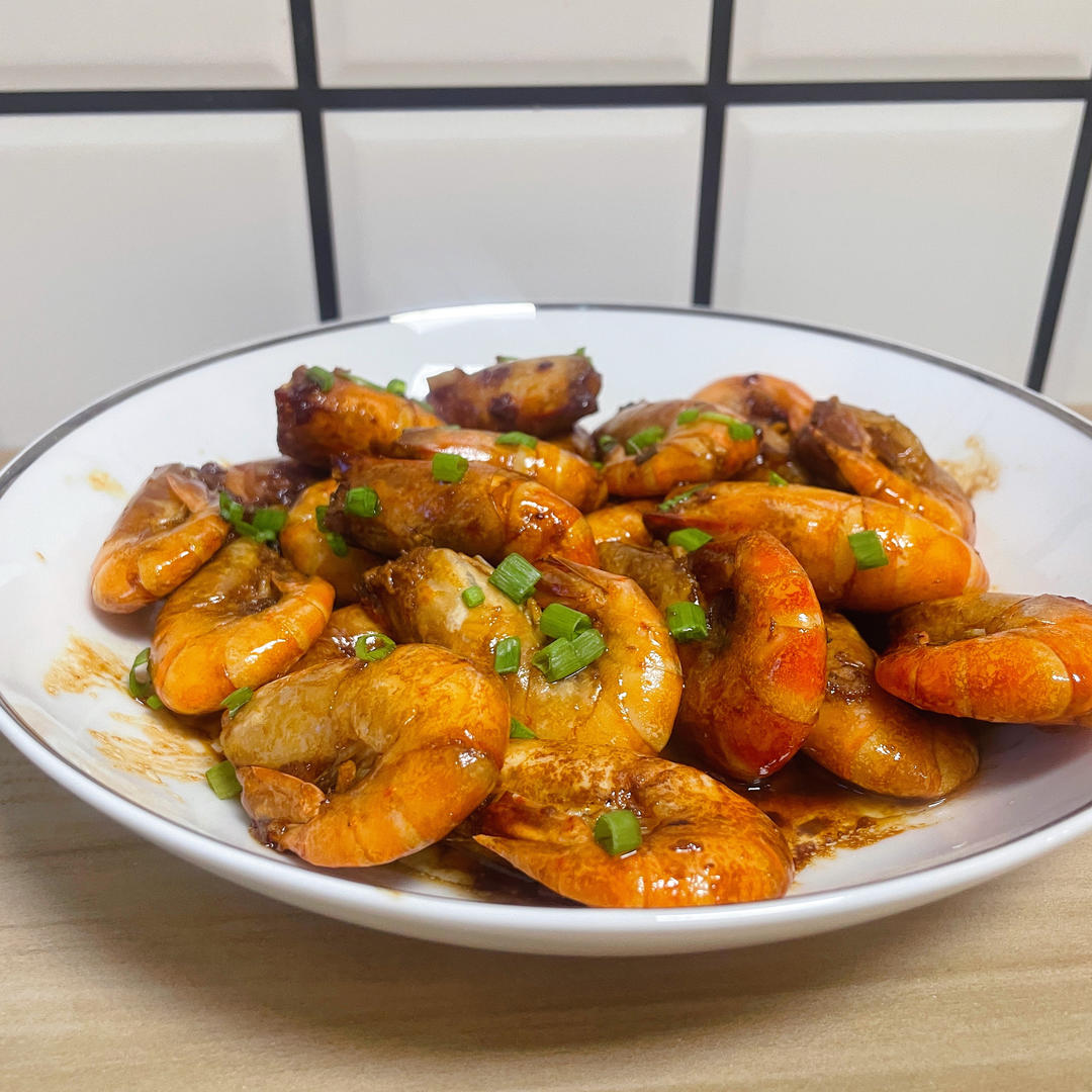 家庭版油焖大虾