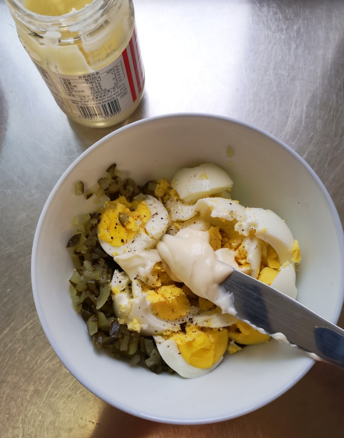 淡雅清新的鸡蛋沙拉三明治的做法 步骤10