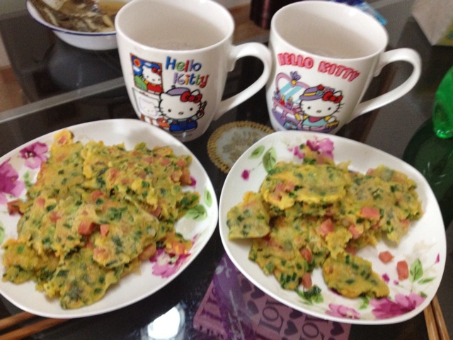 韭菜鸡蛋煎饼