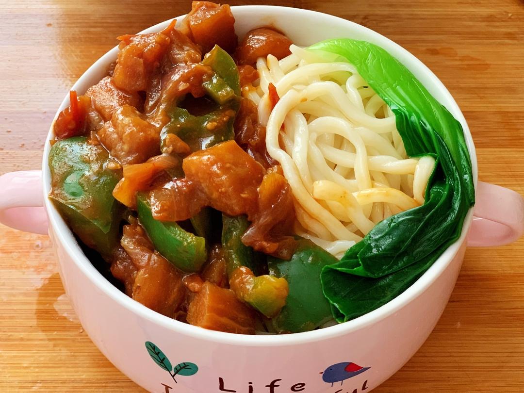 懒人美味 茄子打卤面