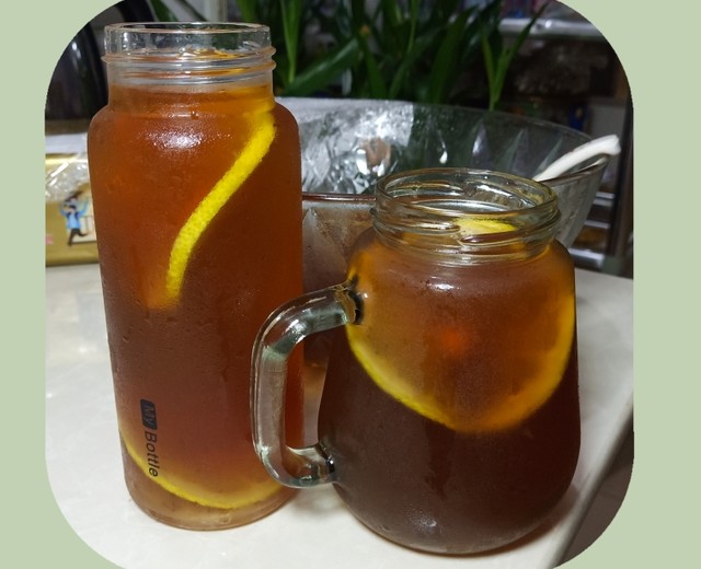 超好喝的柠檬🍋冰红茶        （自制健康食材，无糖精😋）