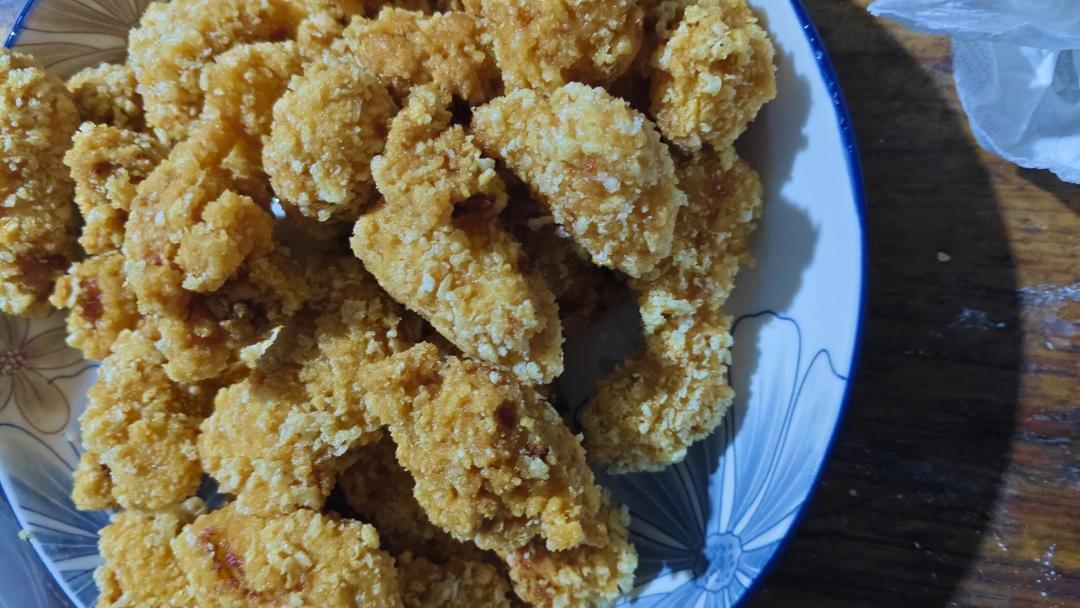 自制酥脆鸡米花