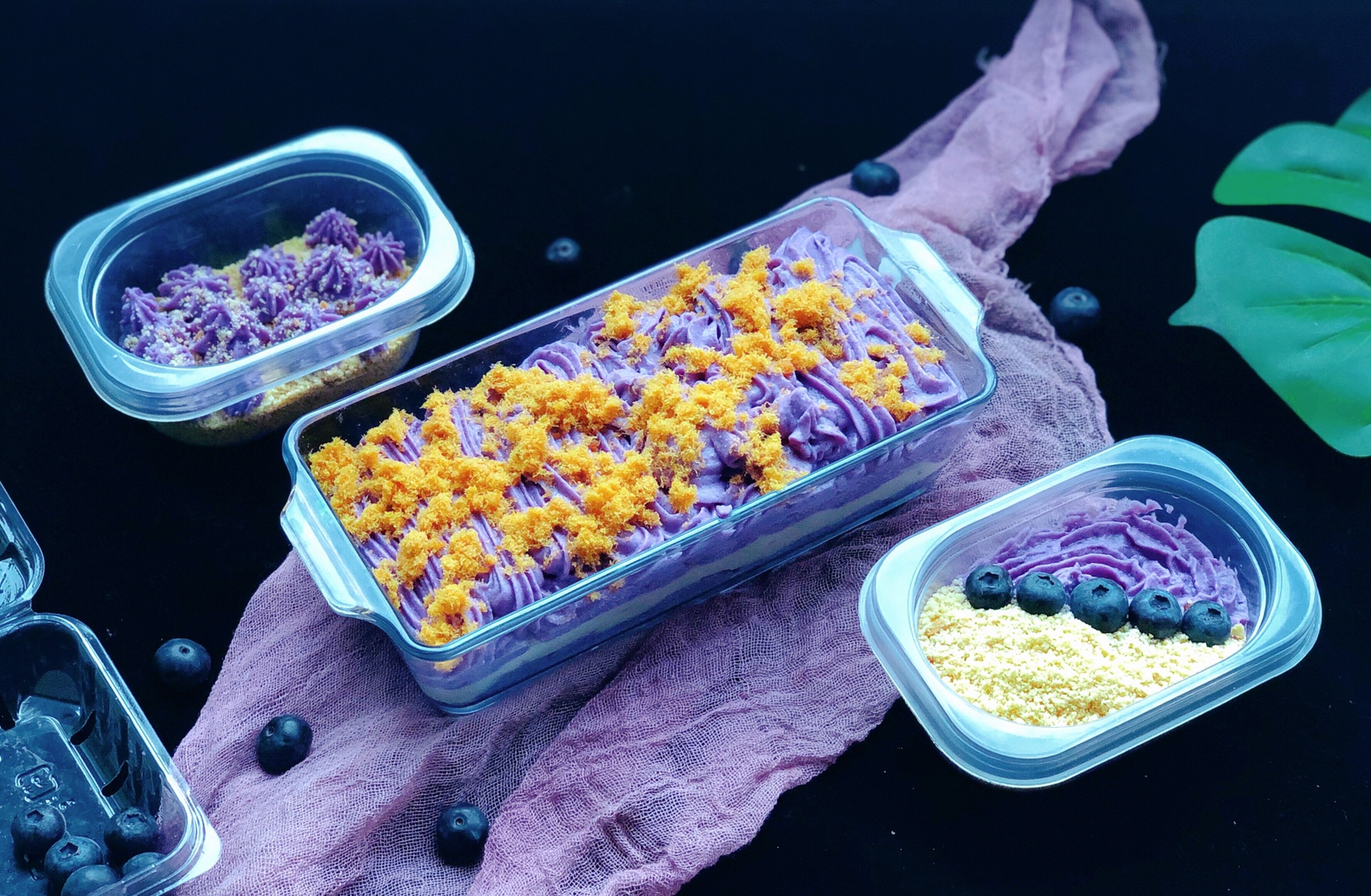 紫薯🍠芋泥麻薯盒子蛋糕的做法 步骤25
