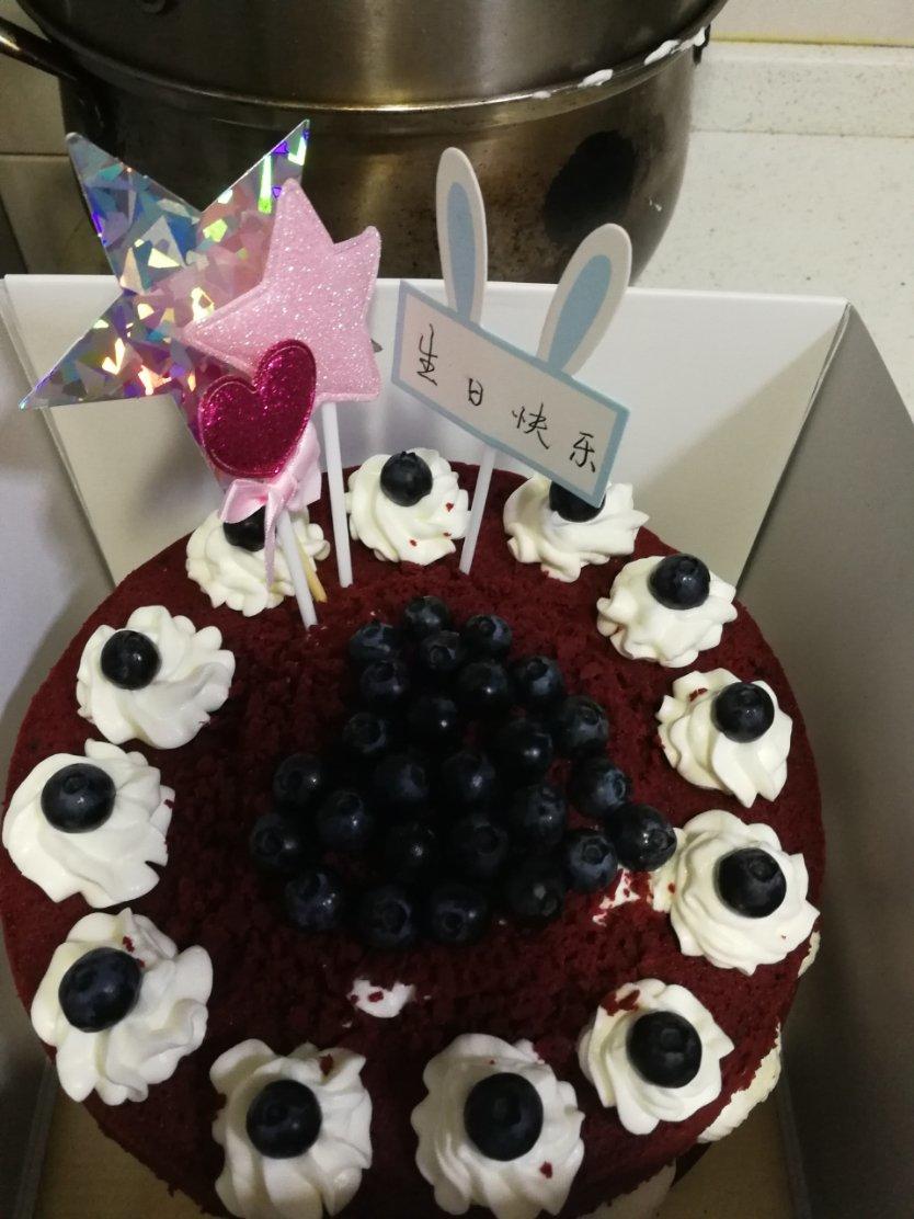 圣诞红丝绒海绵蛋糕/古早蛋糕/裸蛋糕
