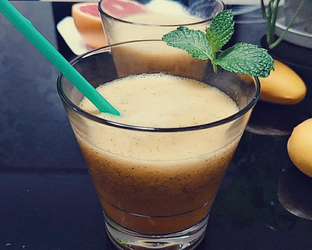 百香果芒果葡萄柚汁（减脂瘦身饮、破壁机版）的做法