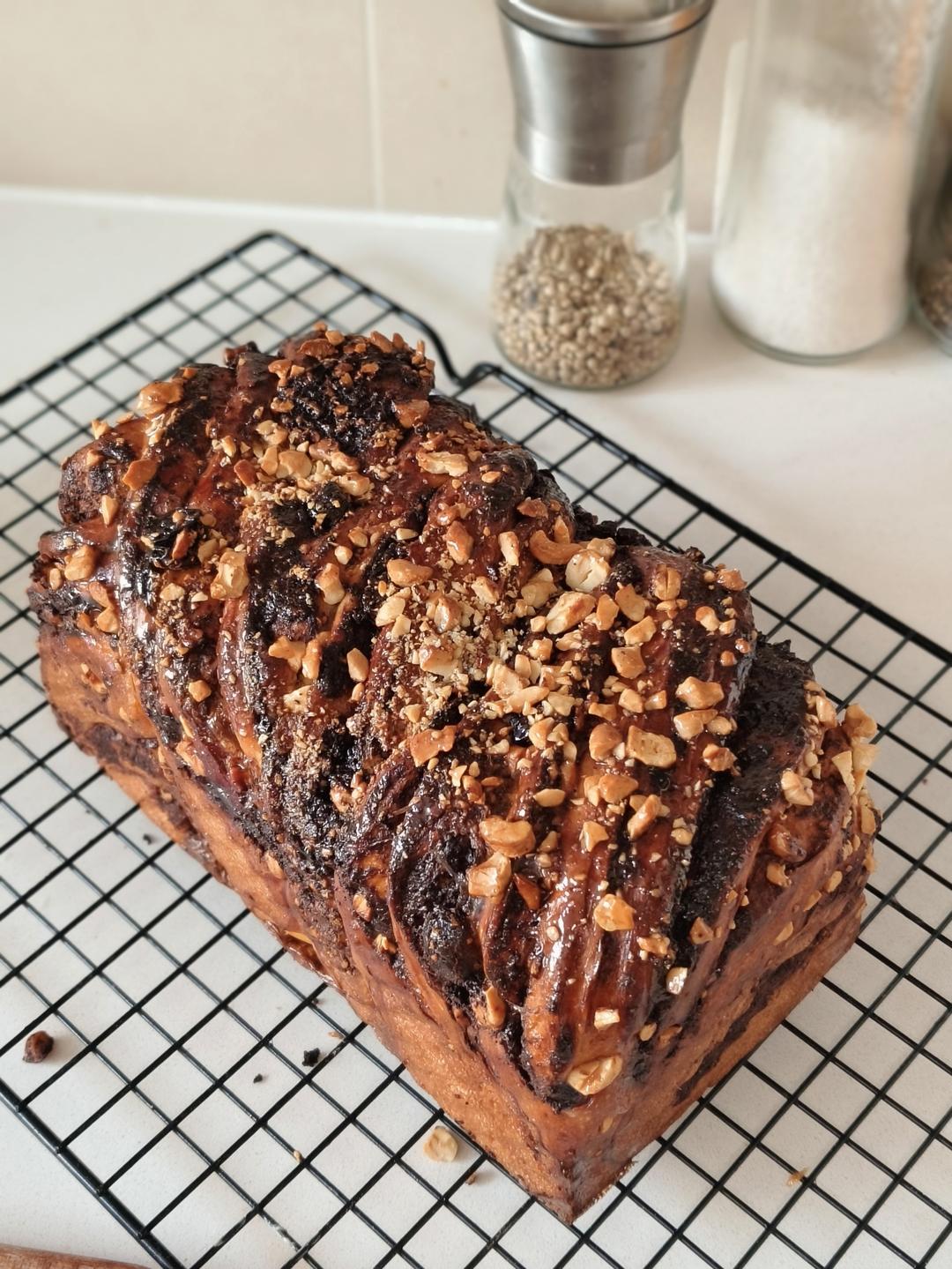 真的好吃快去做！黑巧蓝莓巴布卡