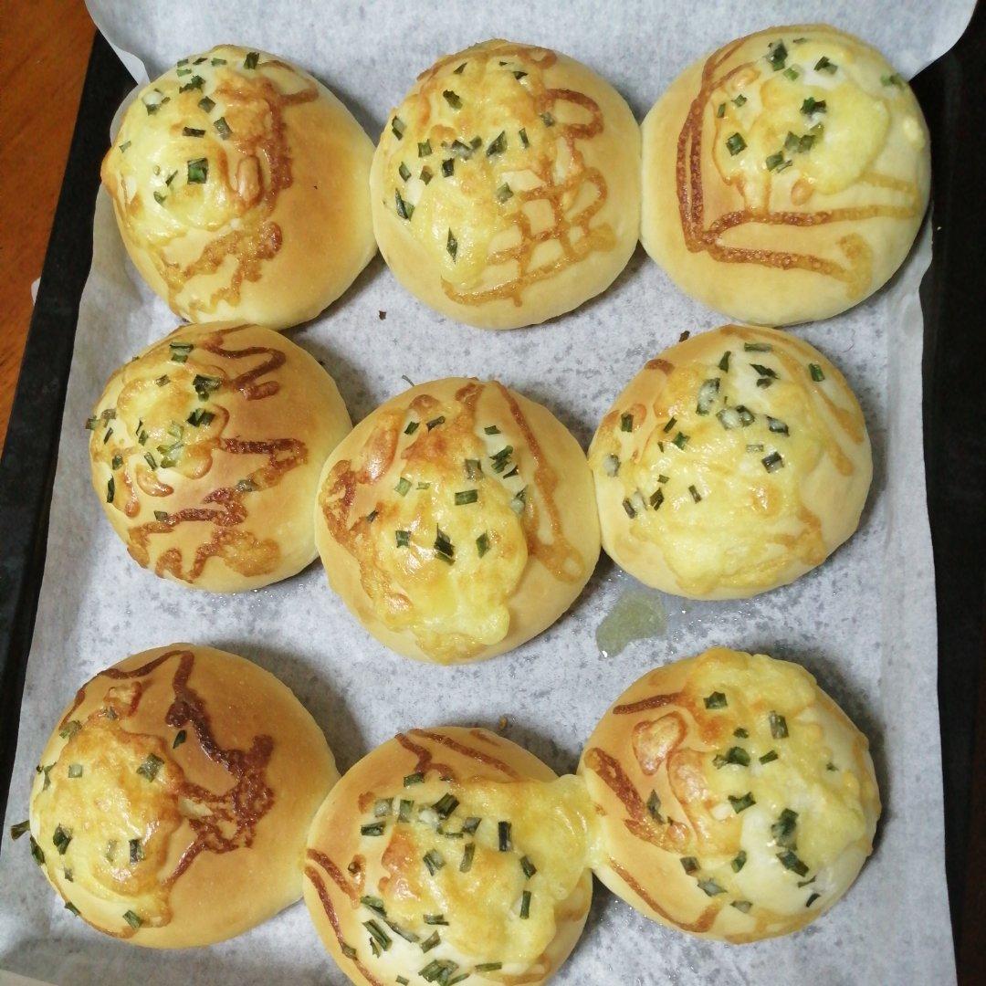 香葱芝士面包