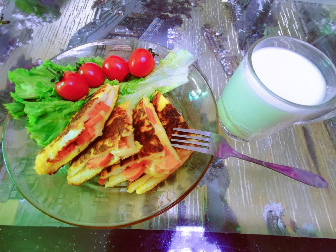 十分钟快手早餐【港式火腿西多士】