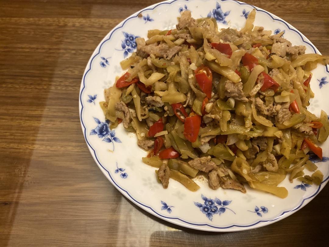榨菜肉丝