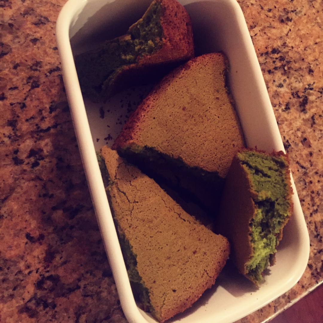 六寸抹茶戚风蛋糕