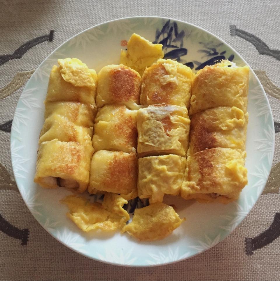 香蕉芝士吐司卷