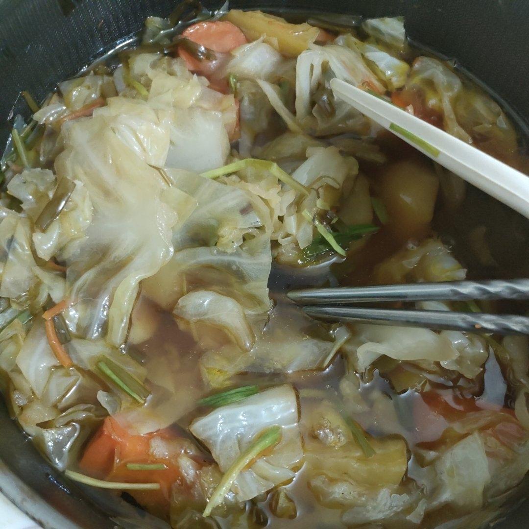 土豆萝卜条汤