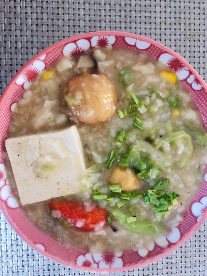 独门虾皮西葫芦疙瘩汤