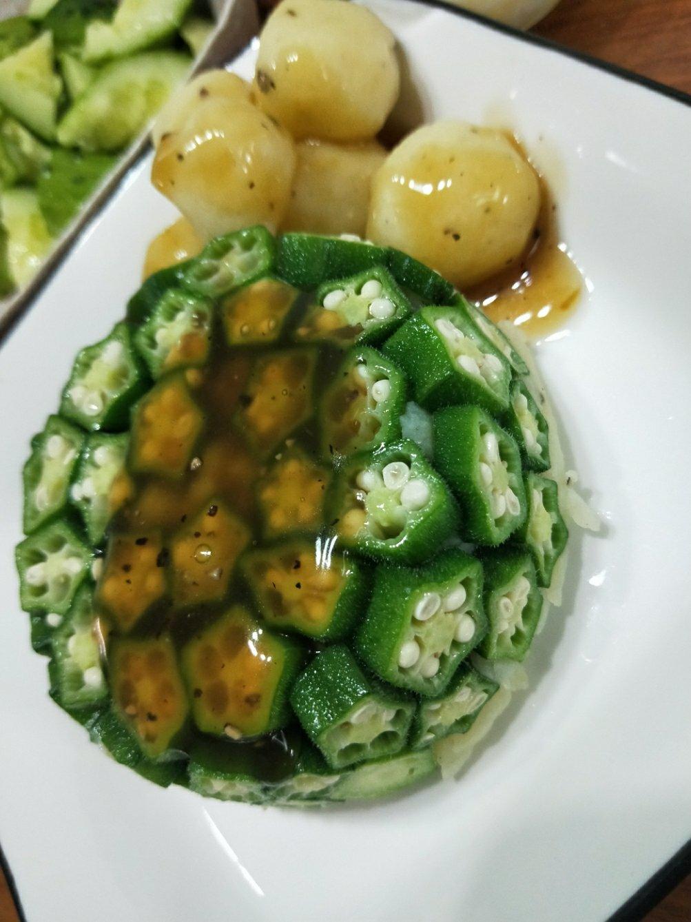 土豆泥秋葵