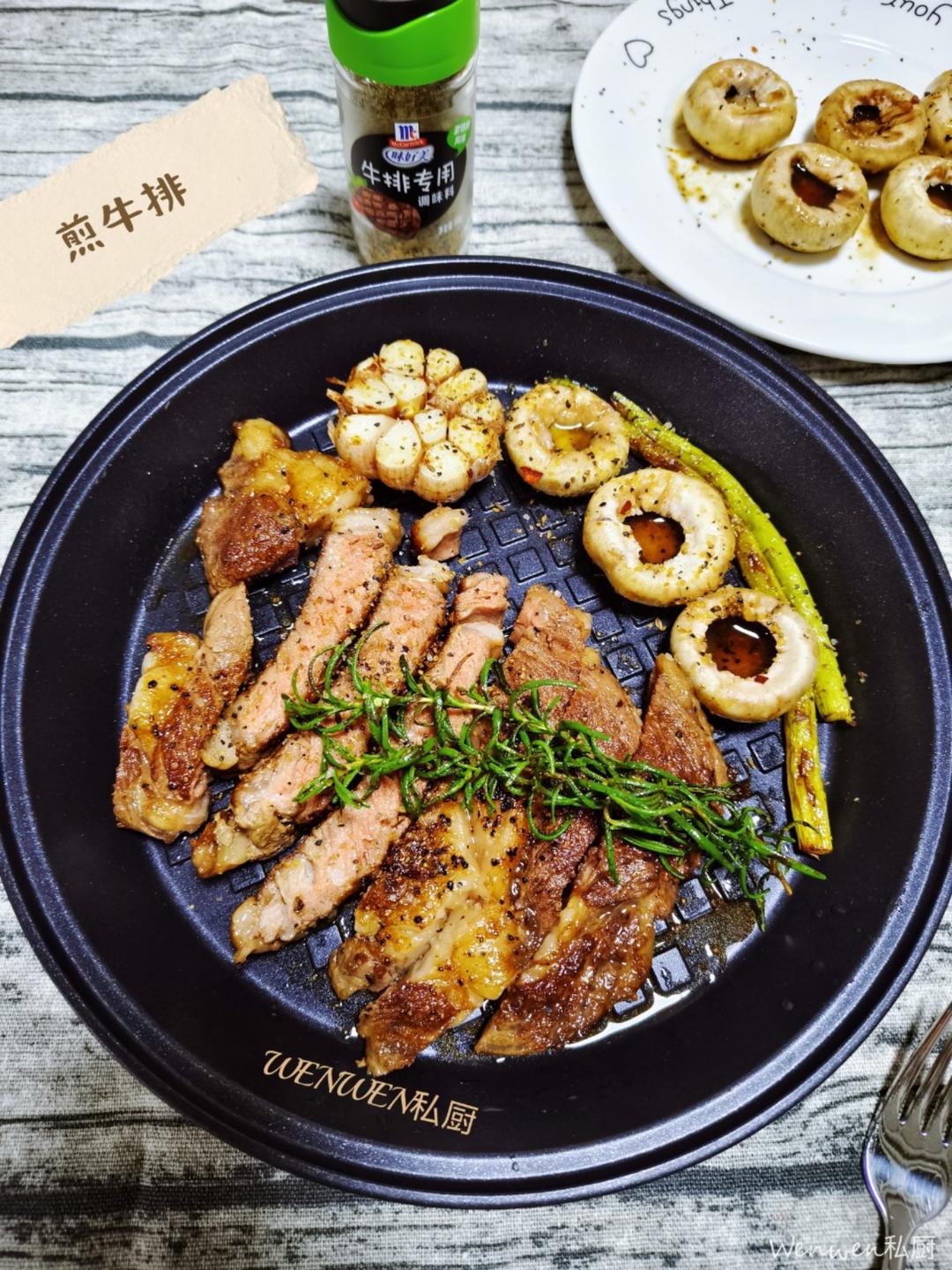 蒙特利风味～～～煎牛排