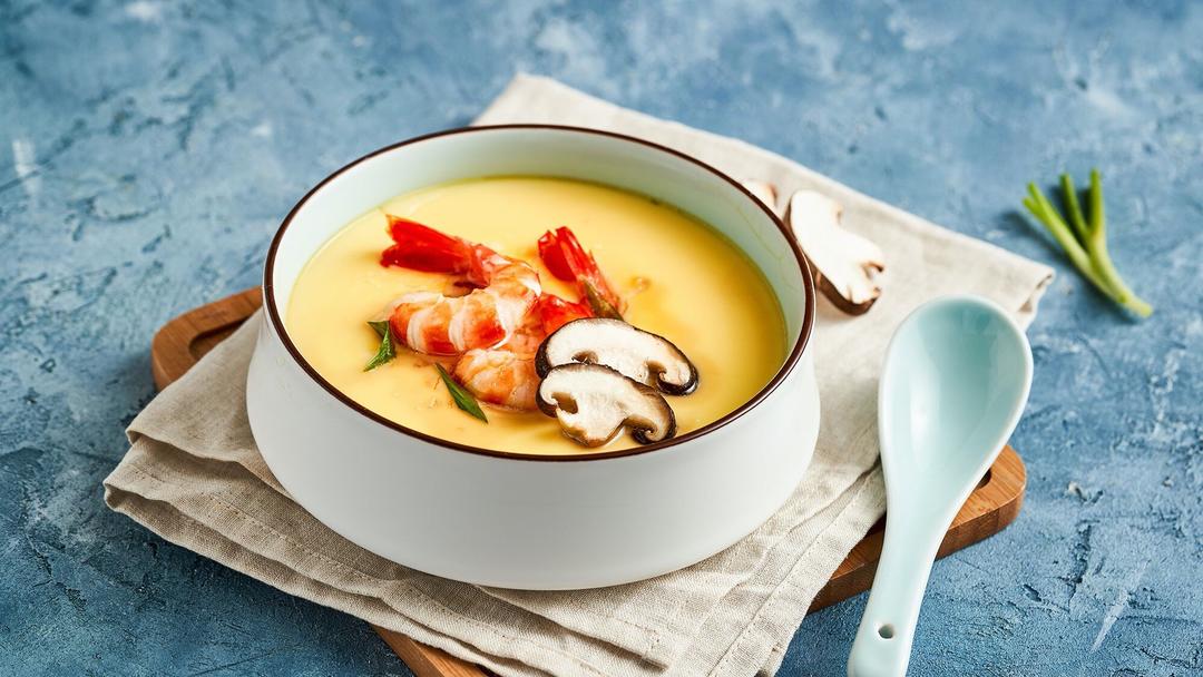 虾仁香菇蒸水蛋的做法