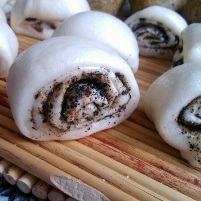 中种法做牛奶蜜豆馒头
