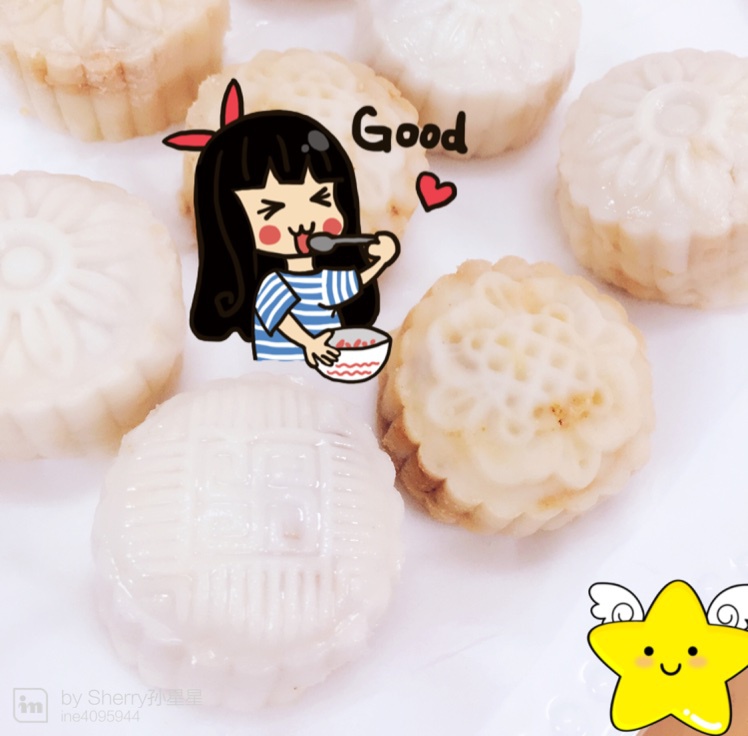 冰皮奶黄月饼