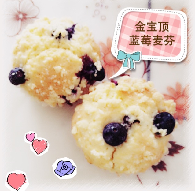 PH大师的金宝顶蓝莓马芬